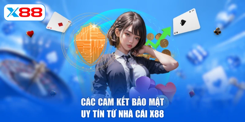 Các cam kết bảo mật uy tín từ nhà cái X88