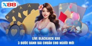 Live Blackjack X88 | 3 Bước Đánh Bài Chuẩn Cho Người Mới