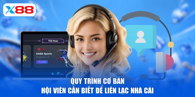 Quy trình cơ bản hội viên cần biết để liên lạc nhà cái